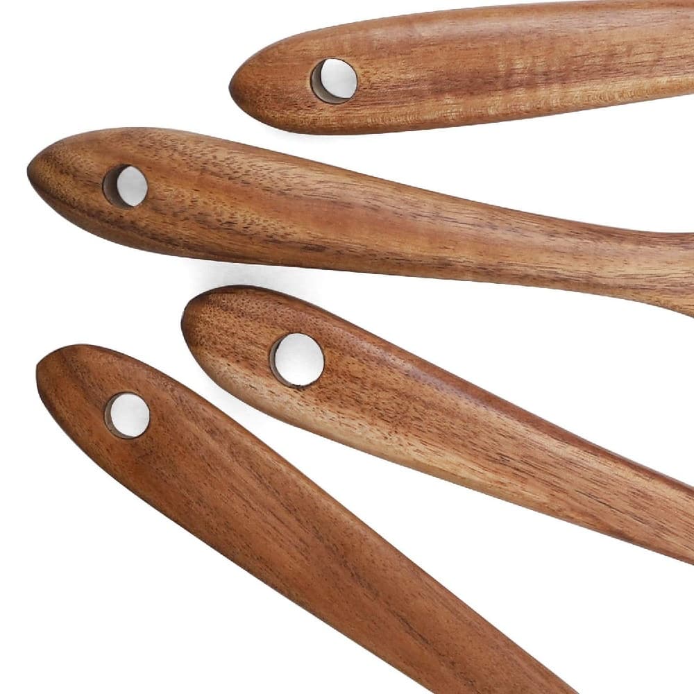 Wooden Spoons for Cooking Utensils Set 4 Pieces